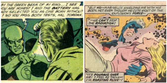 Areajugones Captain Marvel Green Lantern