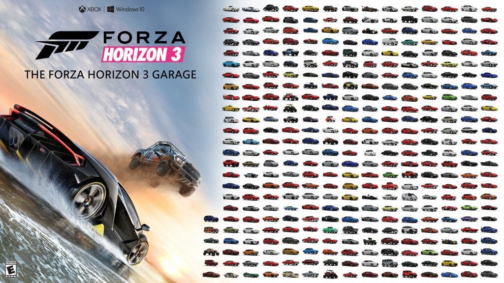 Forza Horizon 3 car poster