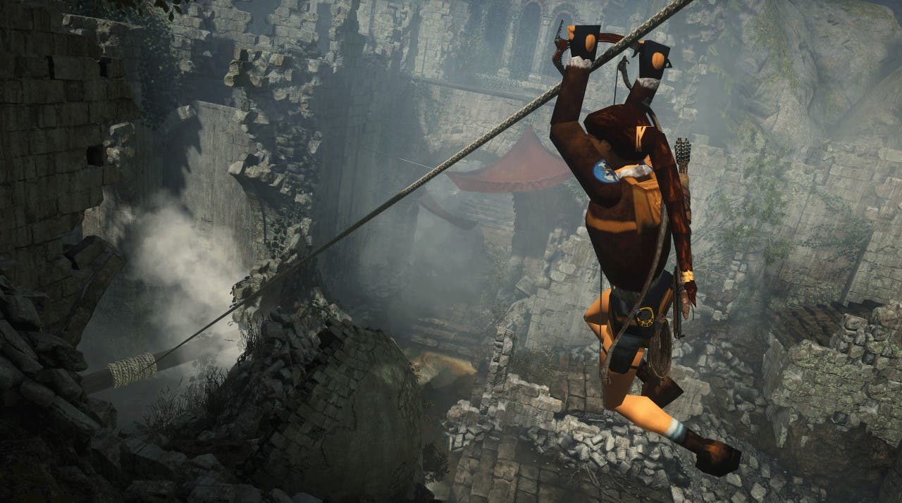 Imagen de Rise of the Tomb Raider se luce en PlayStation 4 Pro