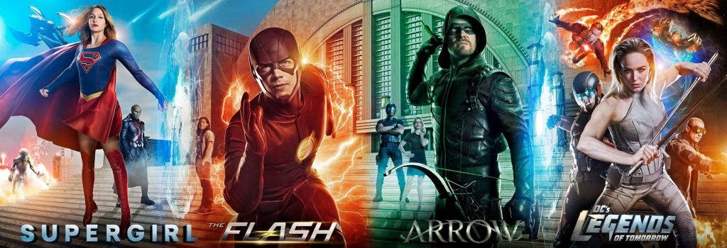 Poster conjunto de las series de DC en The CW debido al próximo crossover