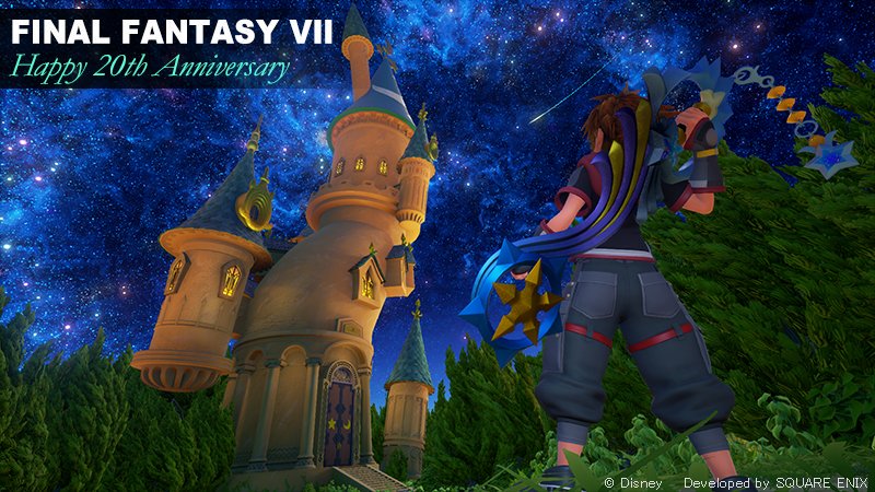 KH3 20º aniversasio FFVII
