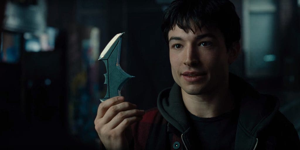 Ezra Miller as Barry Allen The Flash in the Justice League Trailer