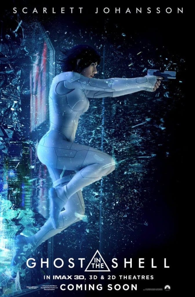 ghost in shell movie poster johansson