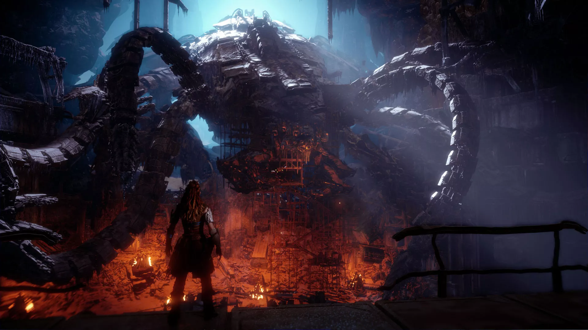 Imagen de Horizon Zero Dawn se luce mostrando la potencia de PS4 Pro