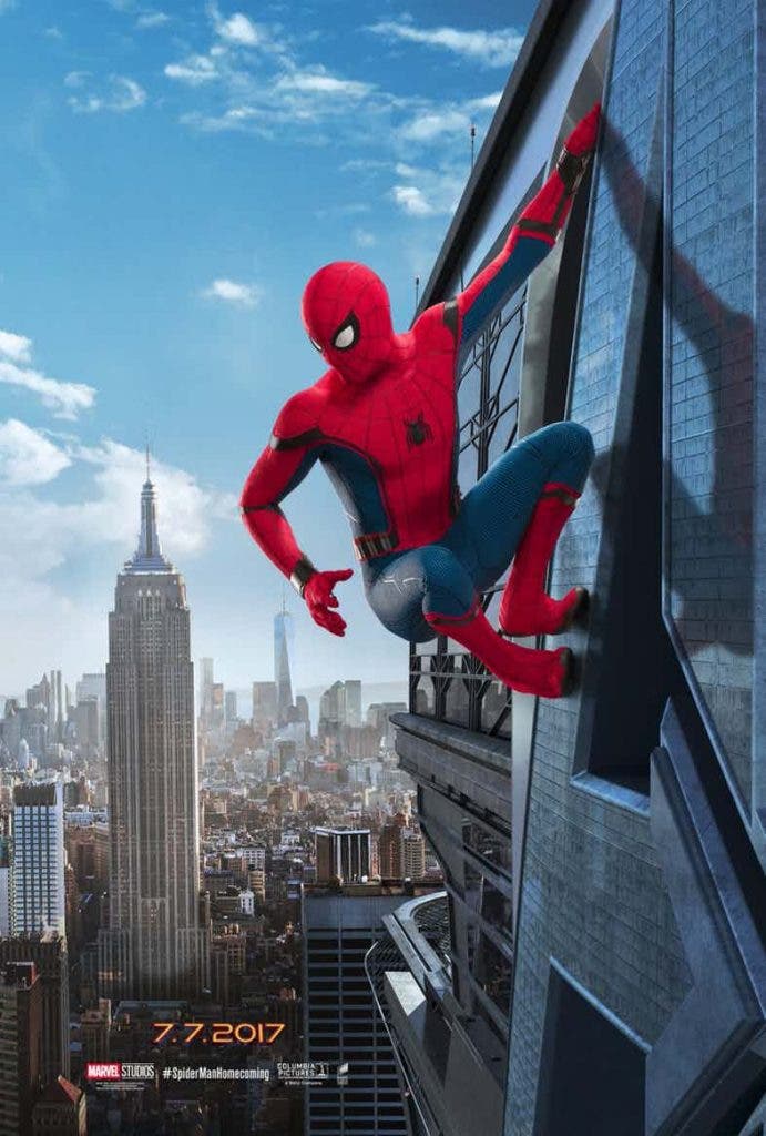 Spider Man Homecoming Skyscraper Poster