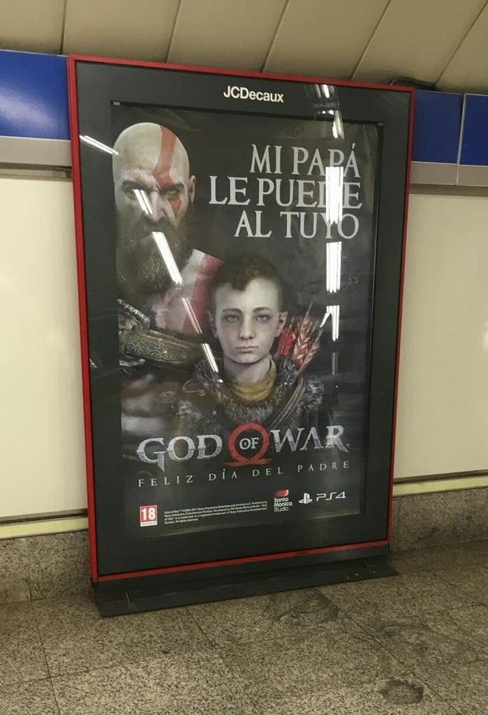 El original anuncio del Día del Padre que se inspira en God of War