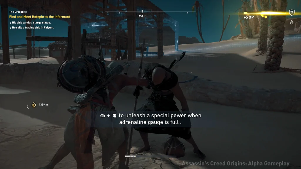 ACOrigins Alpha ejecucion adrenalina