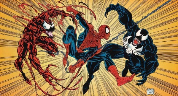 Areajugones Carnage Venom Spider Man