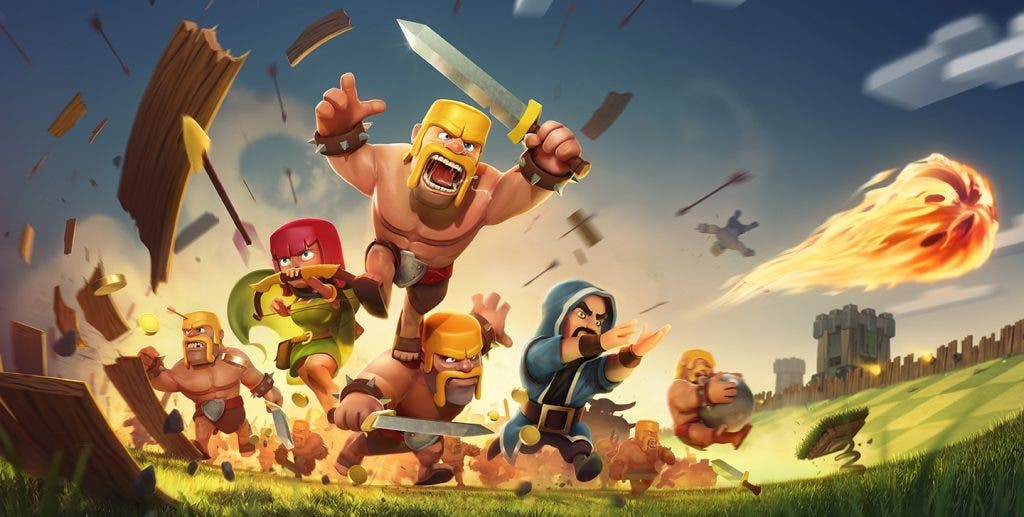 Clash of Clans Title screen
