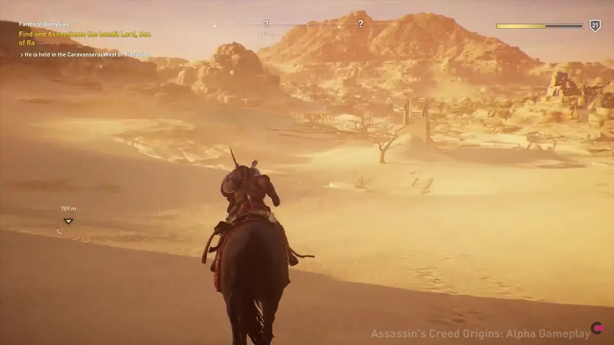 Imagen de Así serán las tormentas de arena en Assassin's Creed Origins
