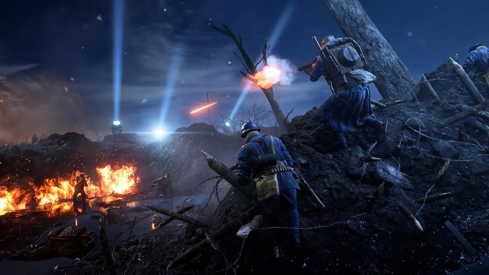 Imagen de Battlefield 1 recibe un nuevo mapa nocturno: Noches de Nivelle
