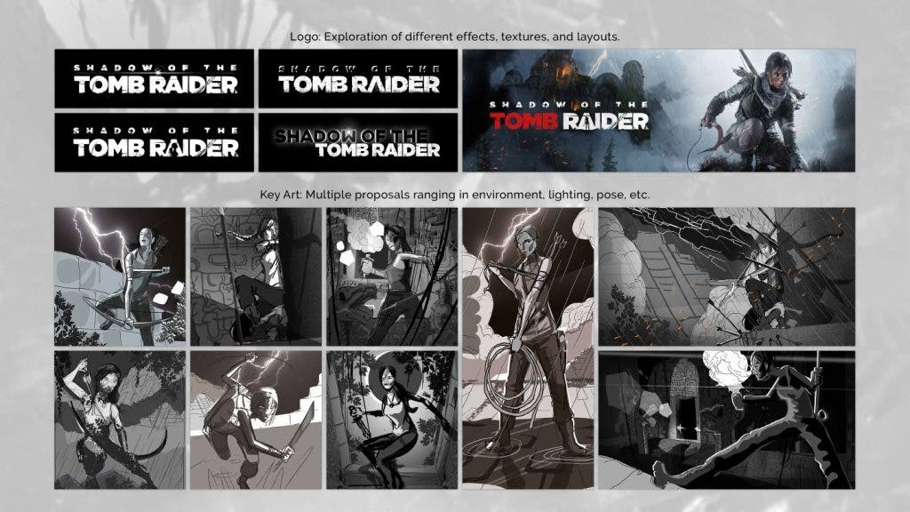 Shadow of the Tomb Raider logos art