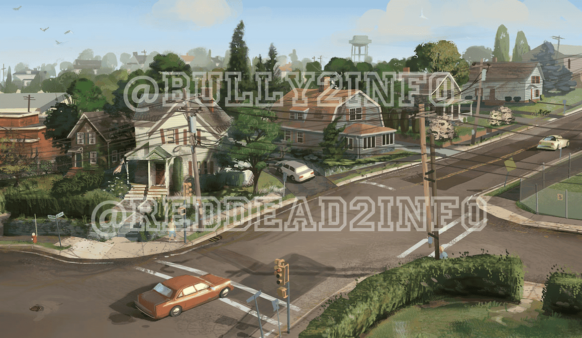 Una cuenta filtra una supuesta galería de concept arts de Bully 2