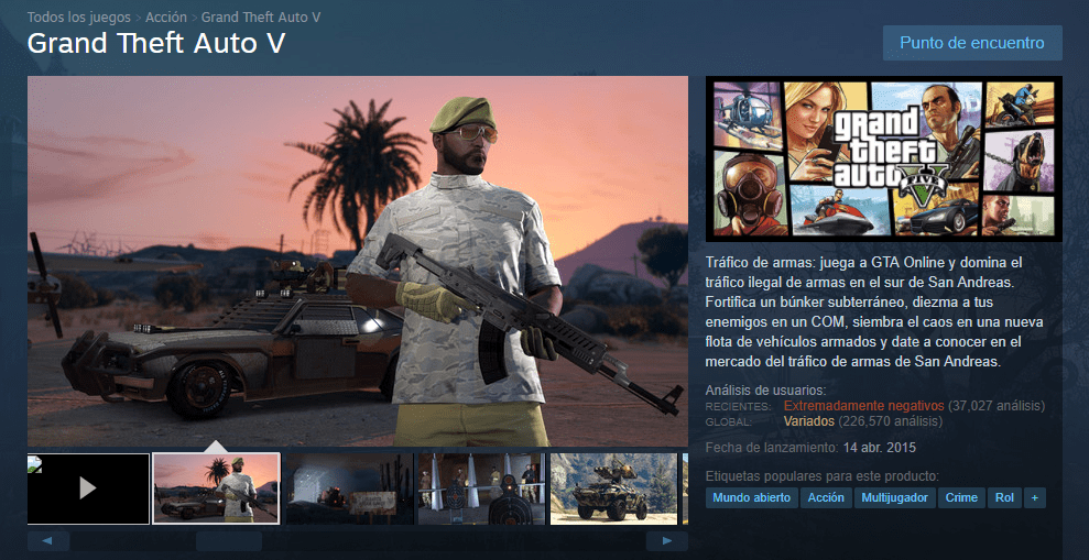 gta analisis negativos