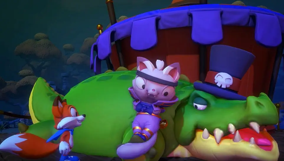 Imagen de Super Lucky's Tale muestra su rendimiento en un extenso gameplay
