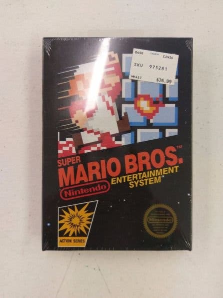 Super Mario Bros NES subasta