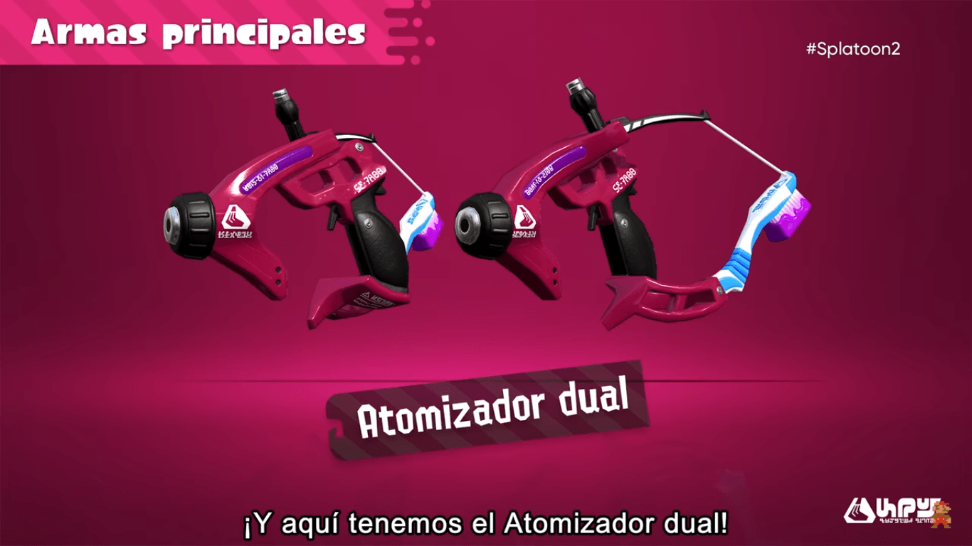 atmizador dual splatoon 2