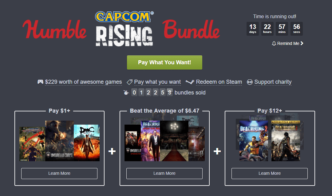 humble capcom