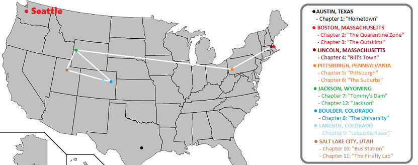 last of us map