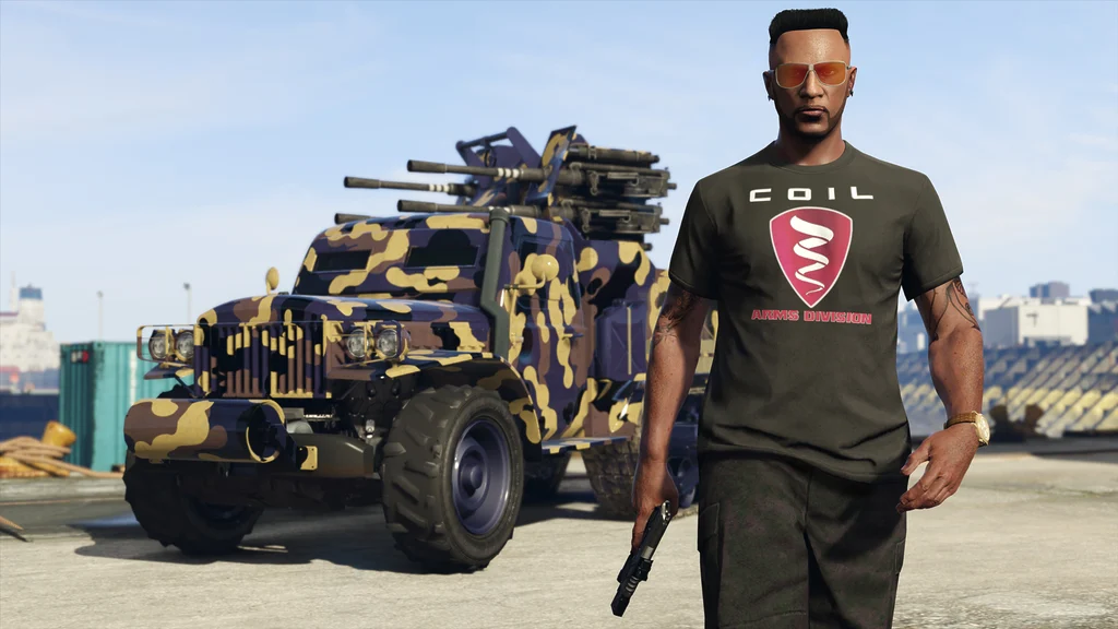 GTA Online camiseta Coil negra
