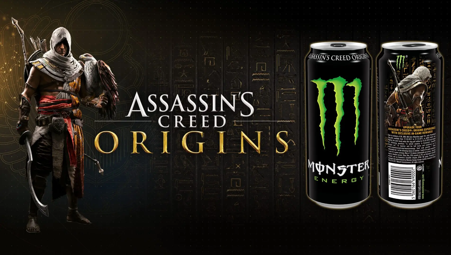 Imagen de Ubisoft alcanza un acuerdo con Monster Energy para promocionar Assassin's Creed Origins