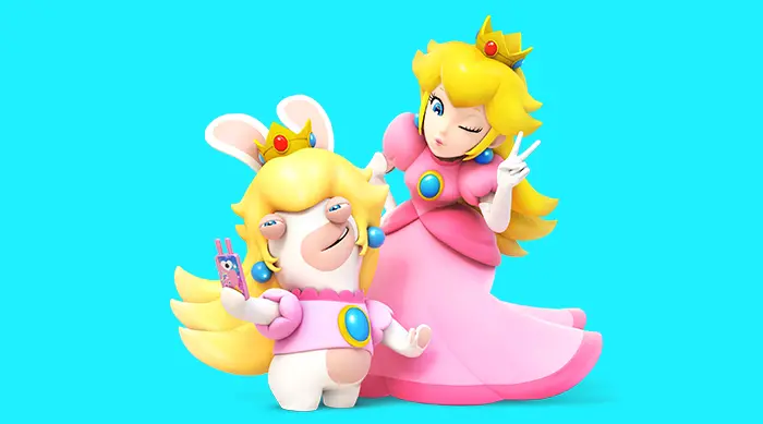 Imagen de Conoce a Rabbid Peach en Mario + Rabbids Kingdom Battle