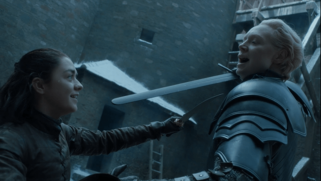 brienne arya juego de tronos 2