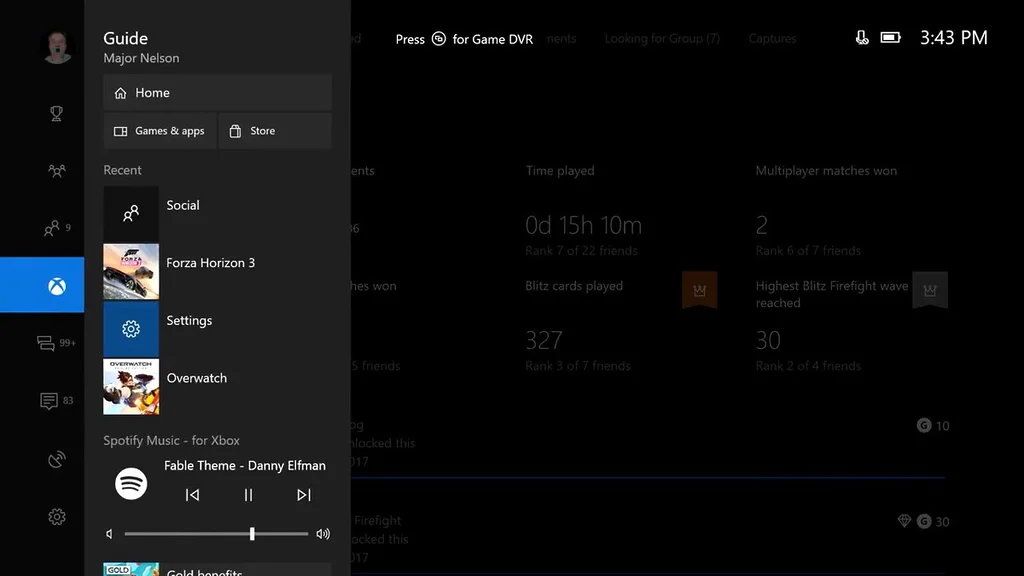 spotify xbox one