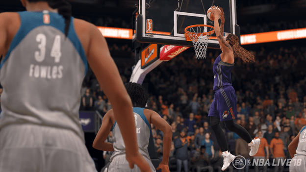 Imagen de NBA LIVE 18 da la bienvenida a la WNBA