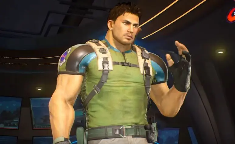 Imagen de Chris Redfield se presenta en Marvel vs Capcom: Infinite