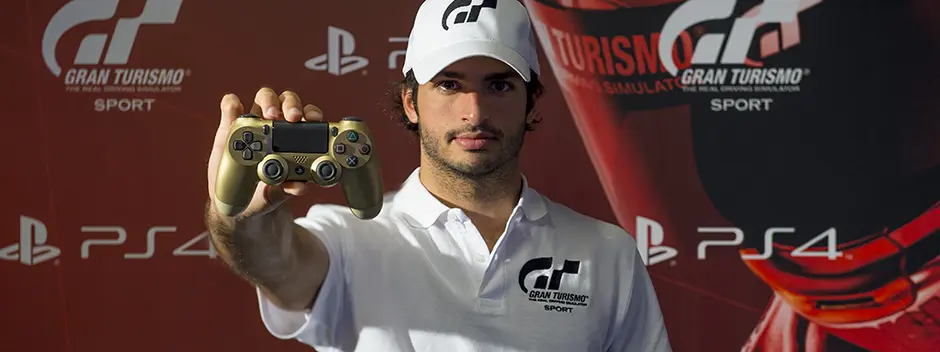 Imagen de Carlos Sainz quema rueda en este gameplay de Gran Turismo Sport