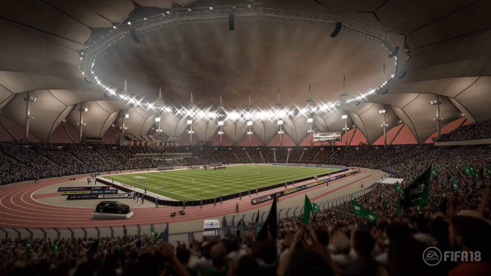 Ing fahd stadium. Кинг Фахд Стадиум. Красивые стадионы FIFA 21. Стадион ФИФА 18. Стадион короля Фахда.