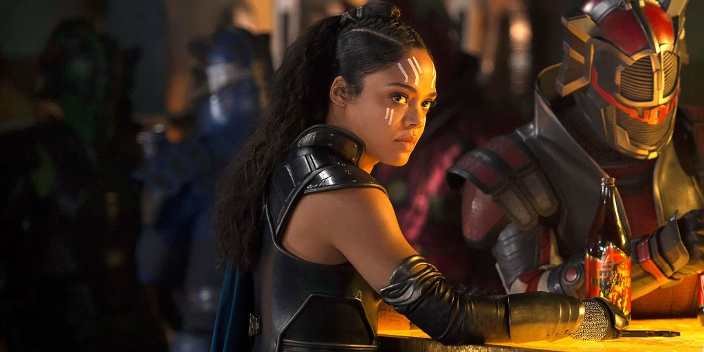 Tessa Thompson as Valkyrie in Thor Ragnarok