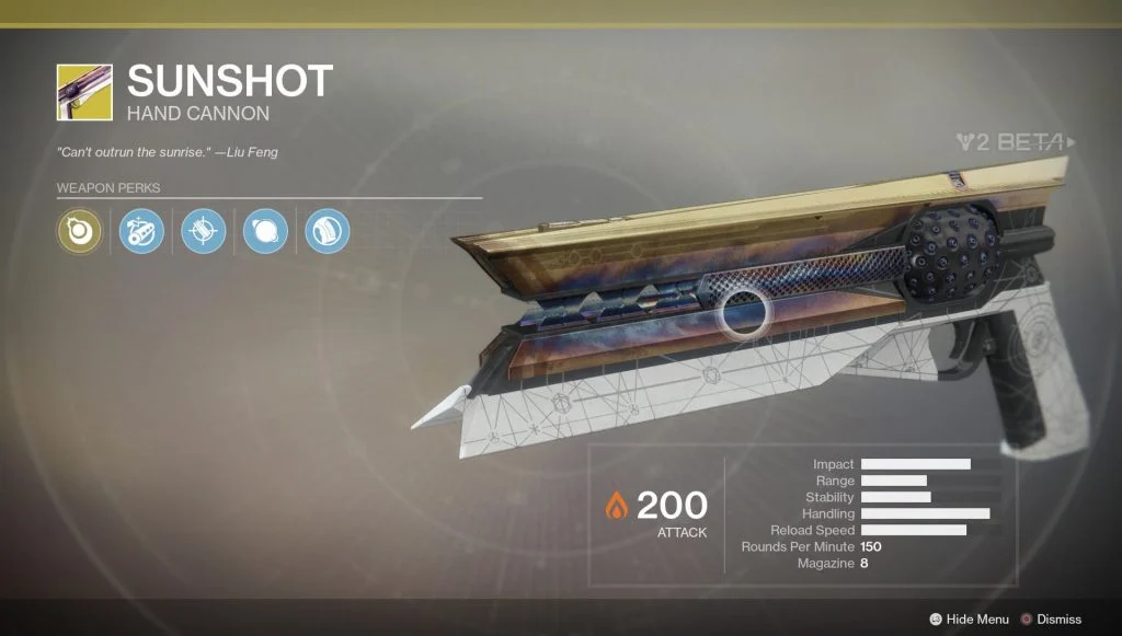 destiny 2 disparo solar