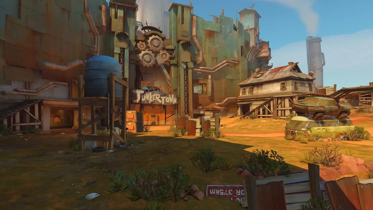 Imagen de Junkertown, el nuevo mapa de Overwatch, llegará la semana que viene