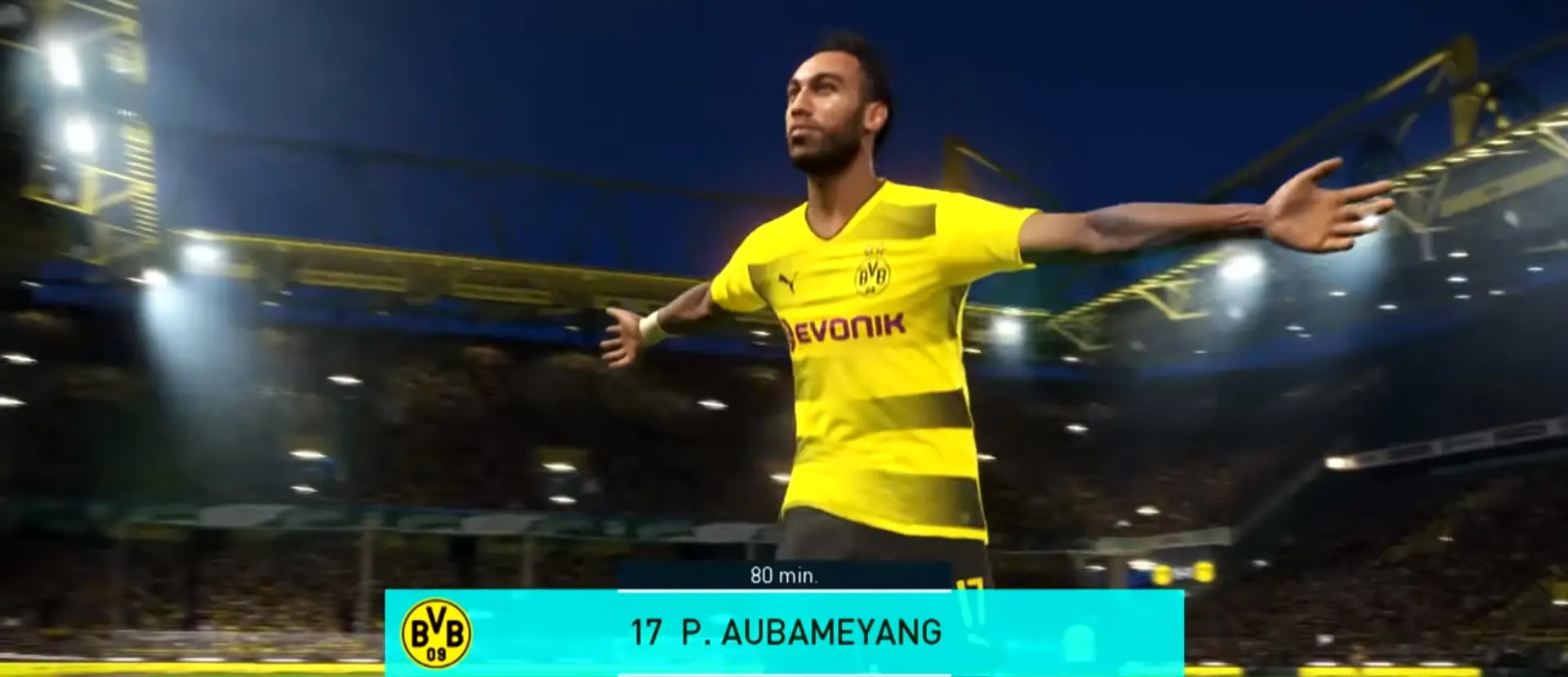Imagen de Reus y Aubameyang se retan en el tráiler de lanzamiento de PES 2018