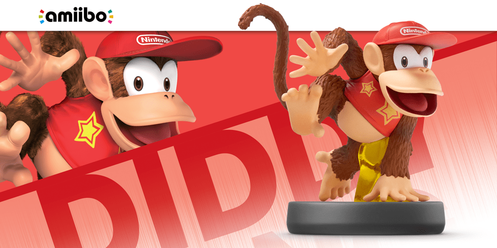 Diddy Kong amiibo areajugones