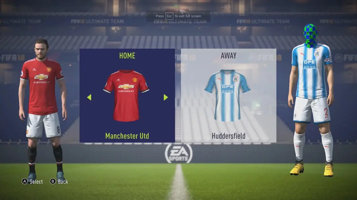 Imagen de Un glitch hace que los jugadores de FIFA 18 en Switch no tengan cara