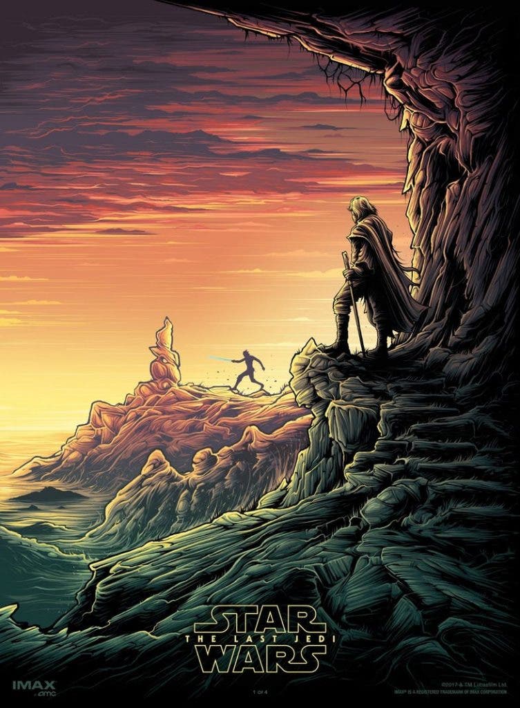 Star Wars Last Jedi IMAX Poster Luke Rey