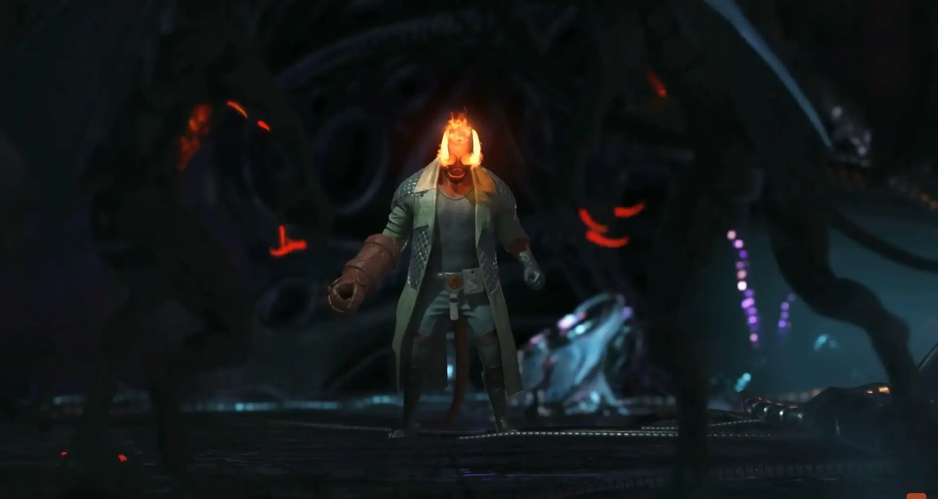 Imagen de Hellboy se muestra en Injustice 2 mediante su gameplay tráiler