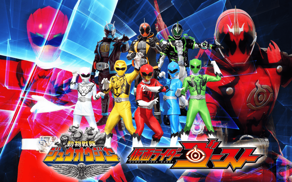 kamen rider ghost x doubutsu sentai zyuohger by malecoc d9qo7m5