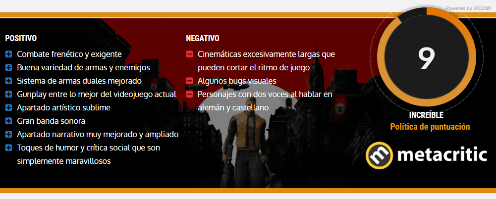 nota wolfenstein 2