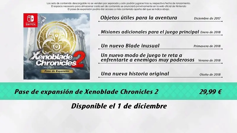 Areajugones Pase temporada Xenoblade 2