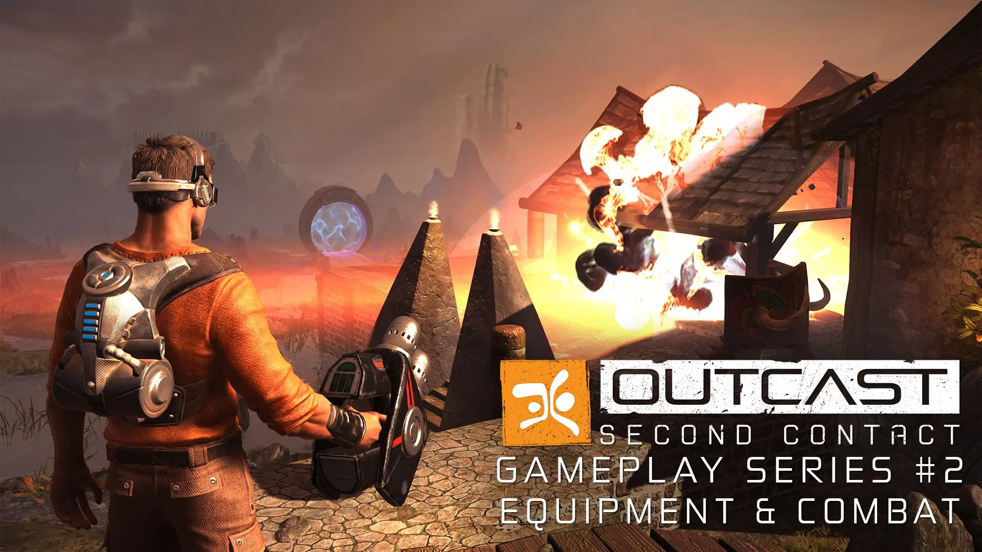 Imagen de Outcast - Second Contact nos muestra sus armas y combate en vídeo