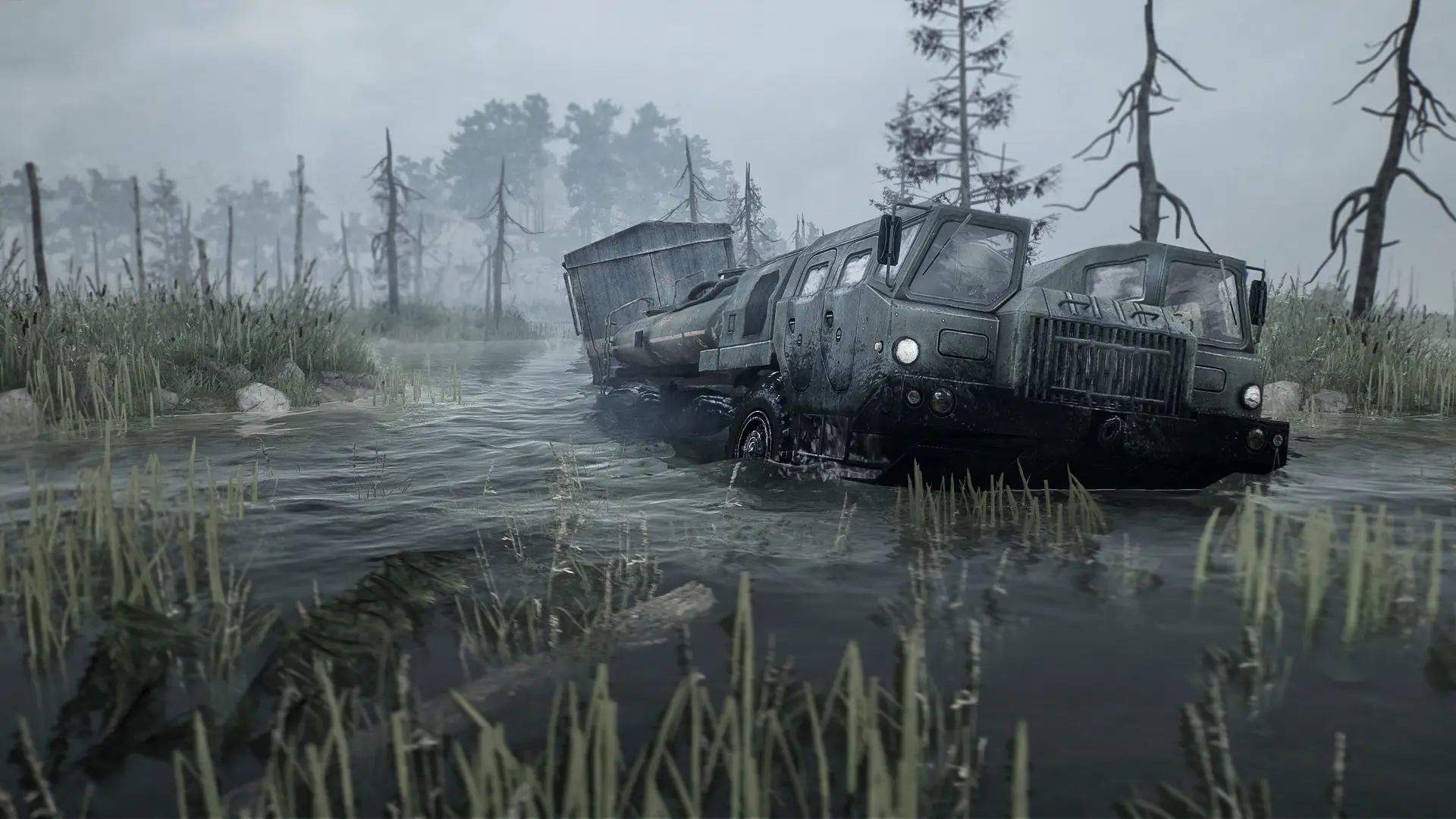 Imagen de Spintires: MudRunner ya está disponible y lo celebra con un tráiler