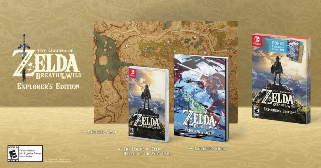 The Legend of Zelda breath of the wild Explorers Edition