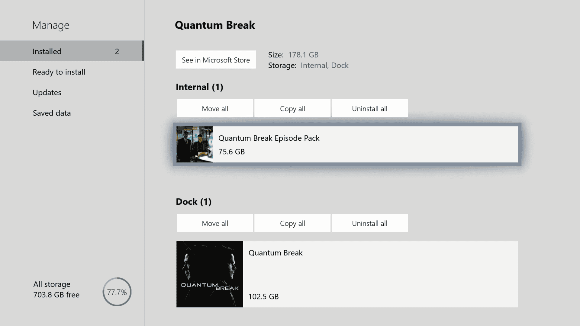 quantum break xbox one