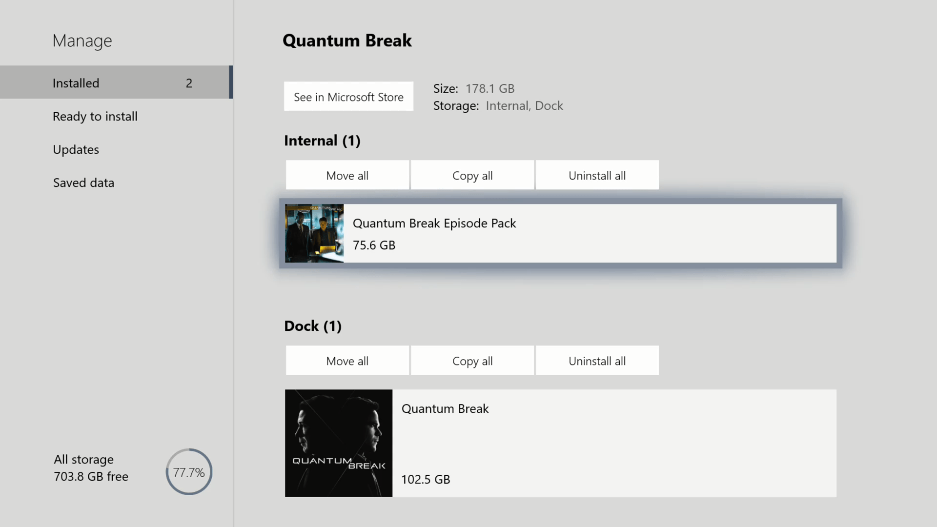 quantum break xbox one