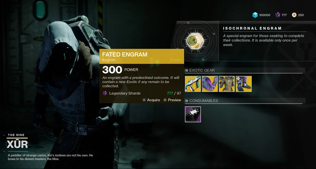 xur engrama