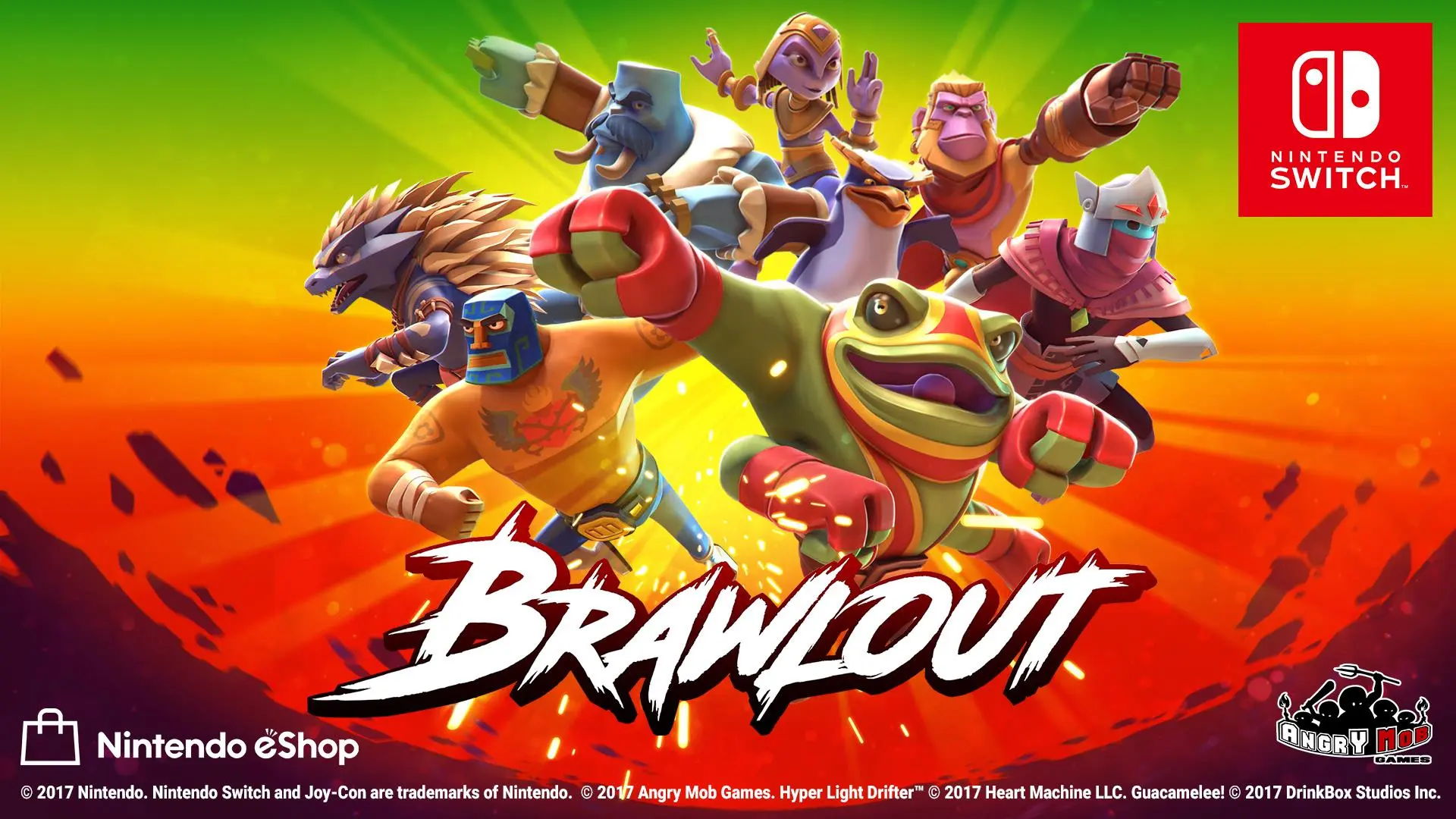 Imagen de Así luce Brawlout en su último tráiler para Nintendo Switch